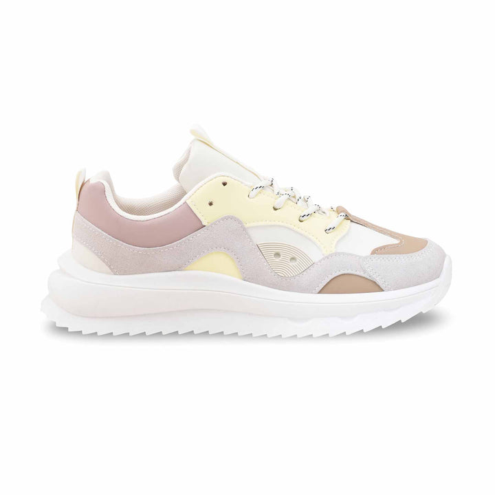 Beige Sneaker For Ladies AT7443