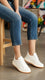 White Casual Sneaker For Women AT7444