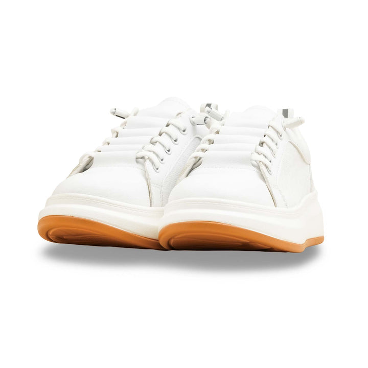White Casual Sneaker For Women AT7444