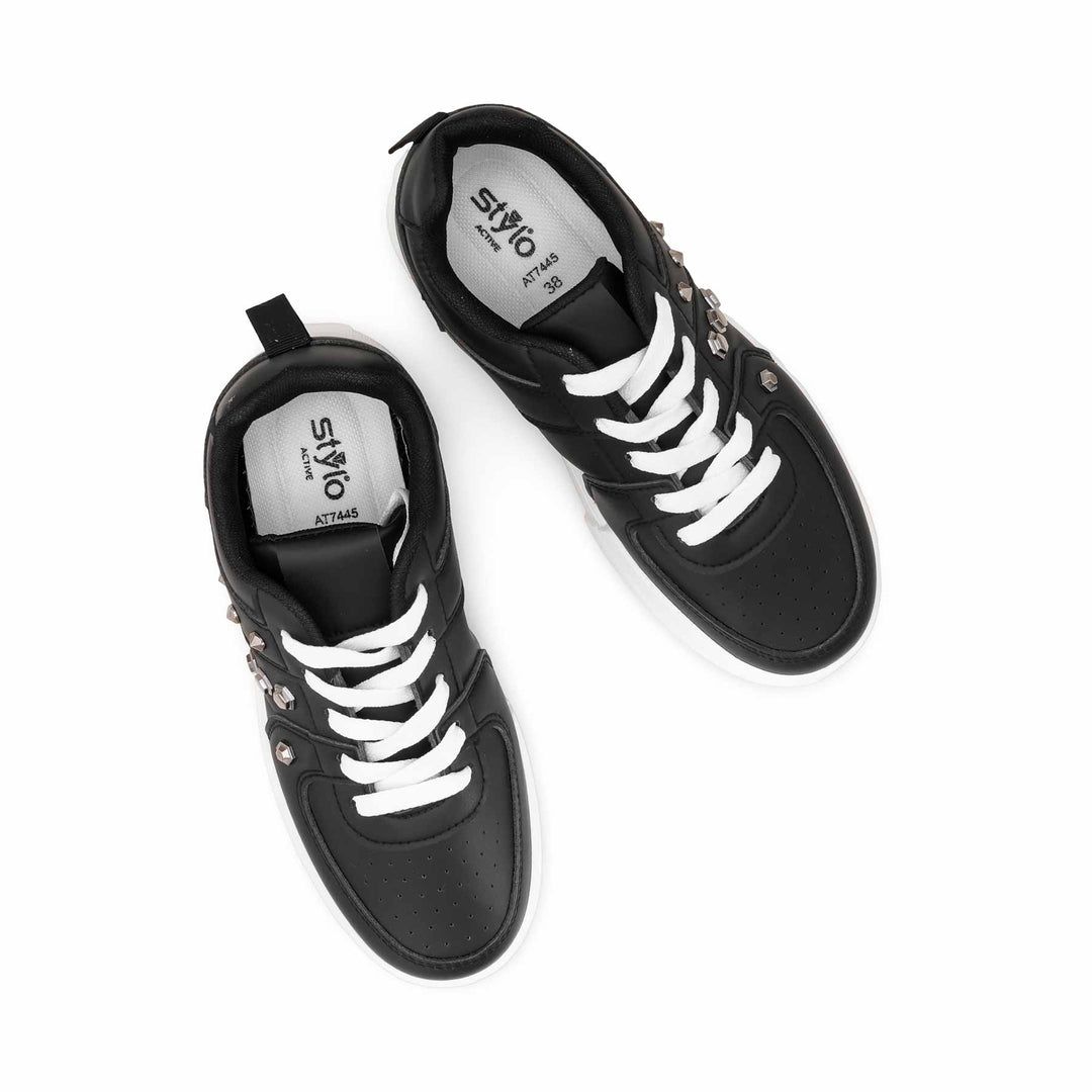 Black Causal Sneaker For Women AT7445