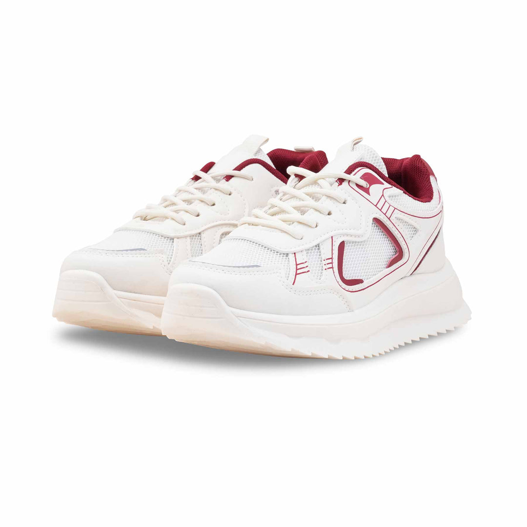 Red Casual Sneaker For Ladies AT7447