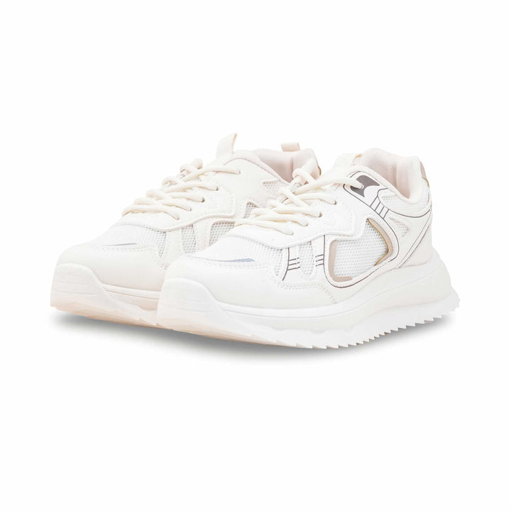 Beige Casual Sneaker For Ladies AT7447