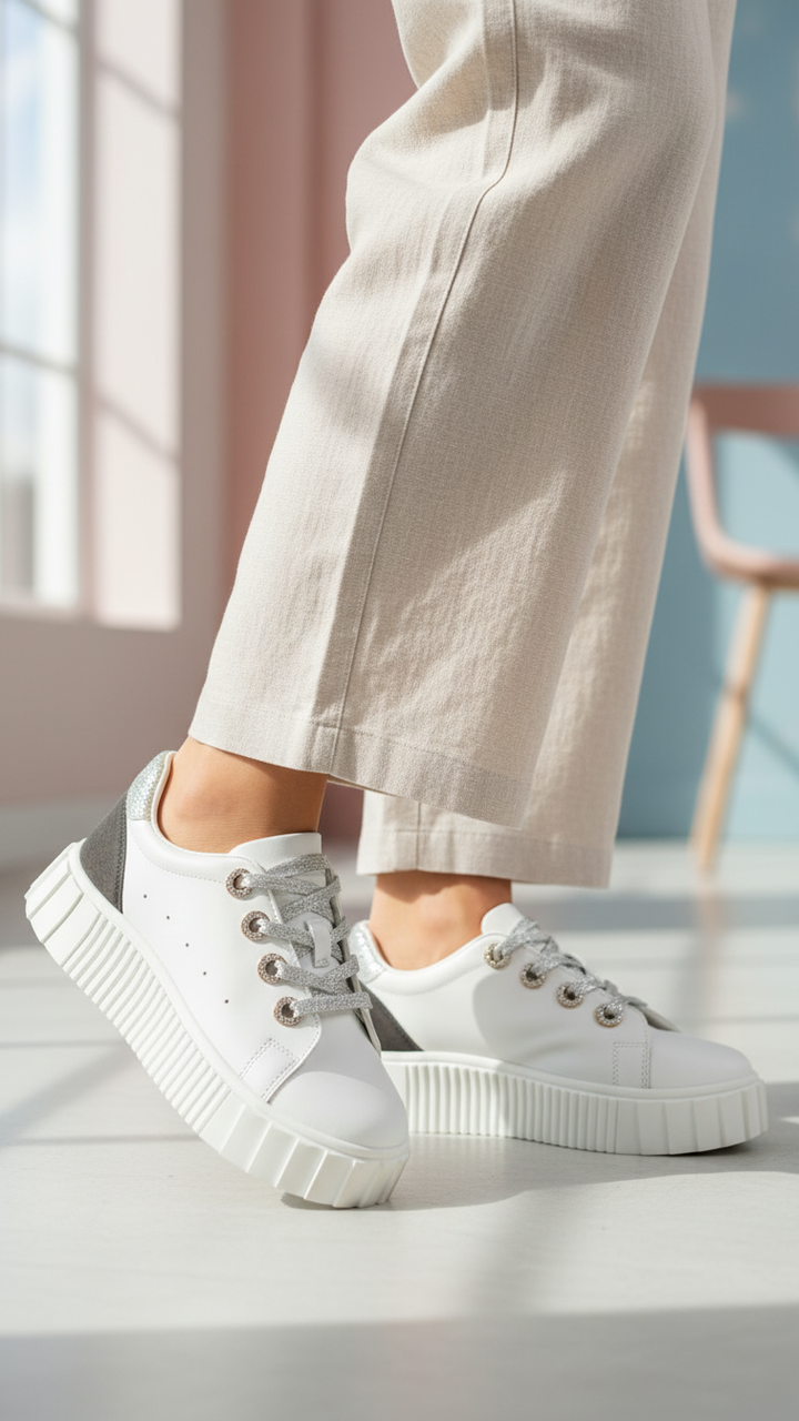 White Casual Sneaker AT7448