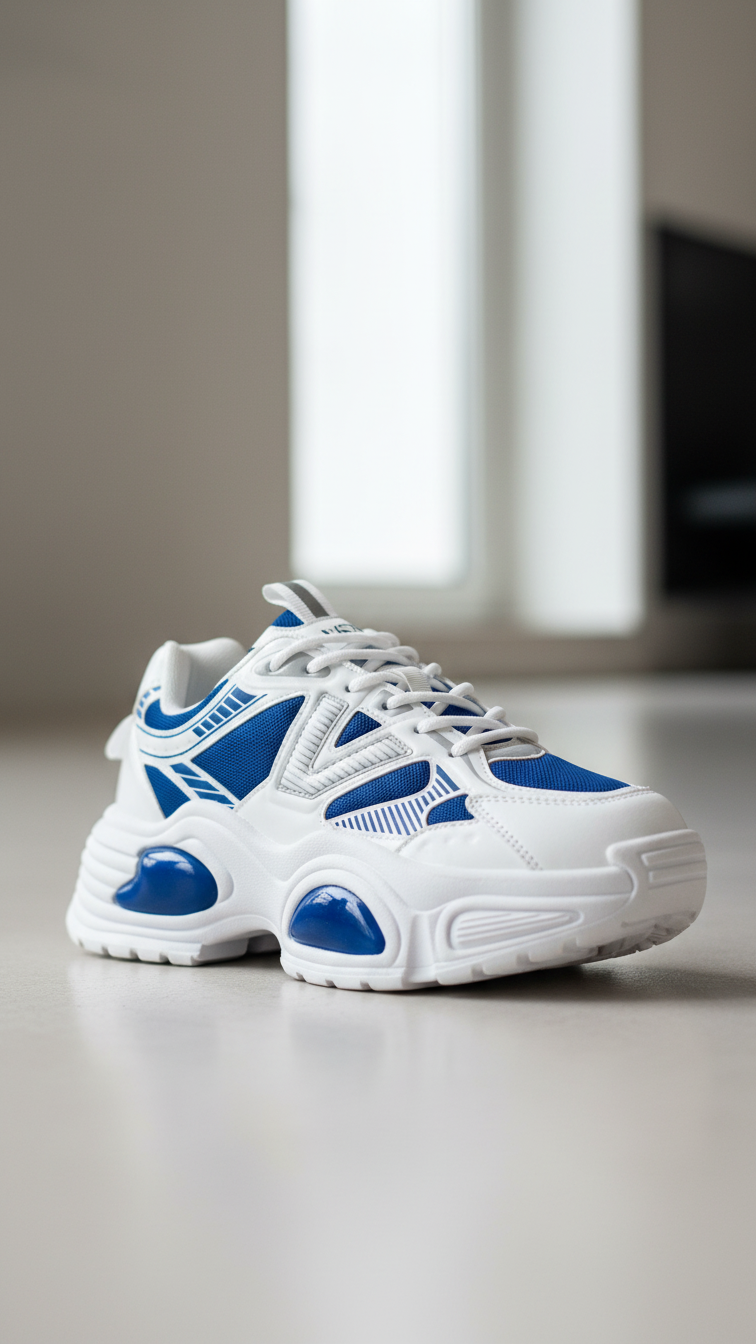 White Causal Sneaker For Women AT7449