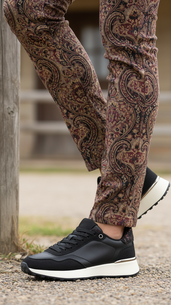 Black Casual Sneaker For Women AT7450