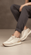 Beige Casual Sneaker For Women AT7450