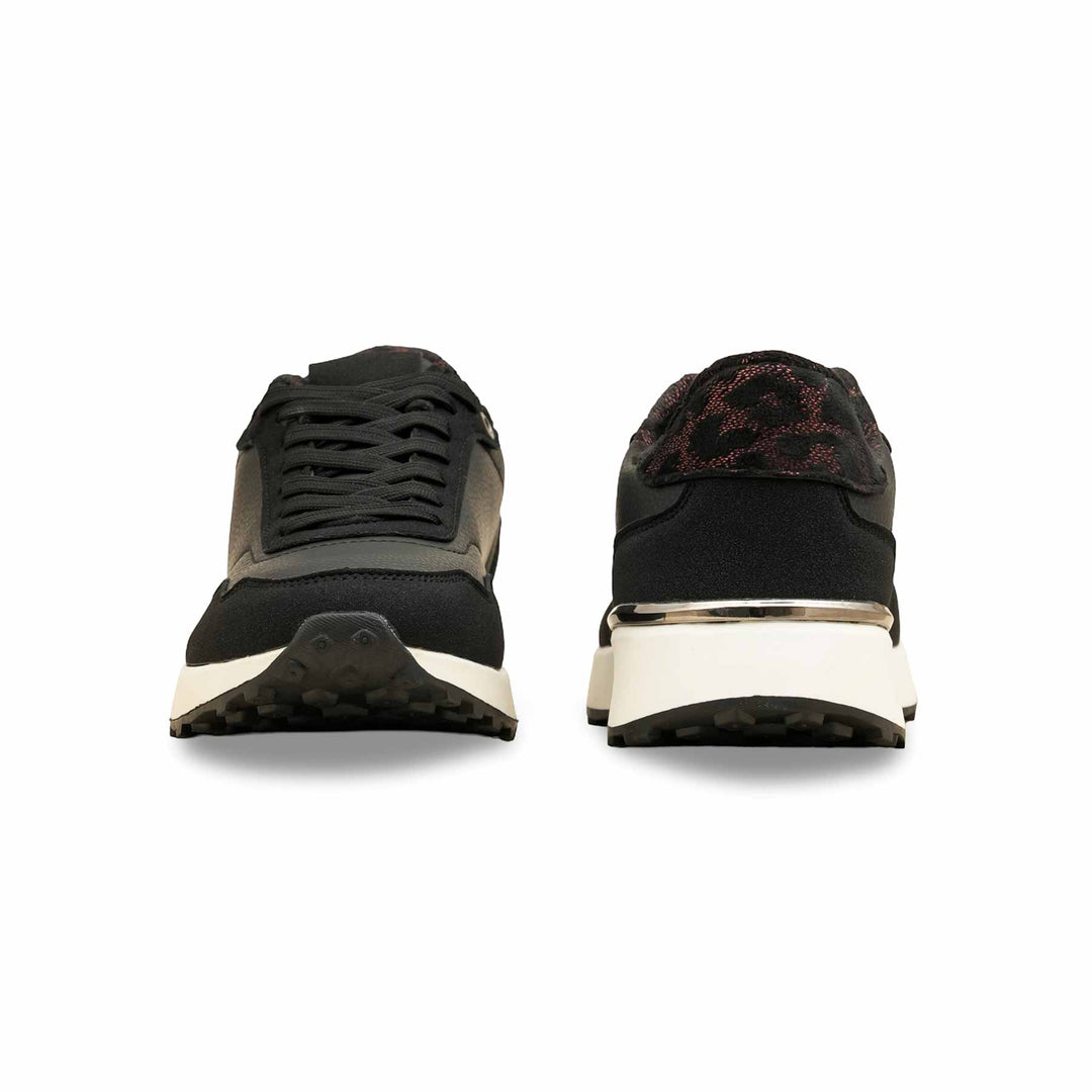 Black Casual Sneaker For Women AT7450