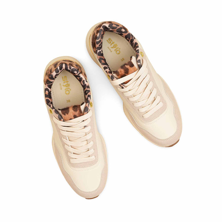 Beige Casual Sneaker For Women AT7450