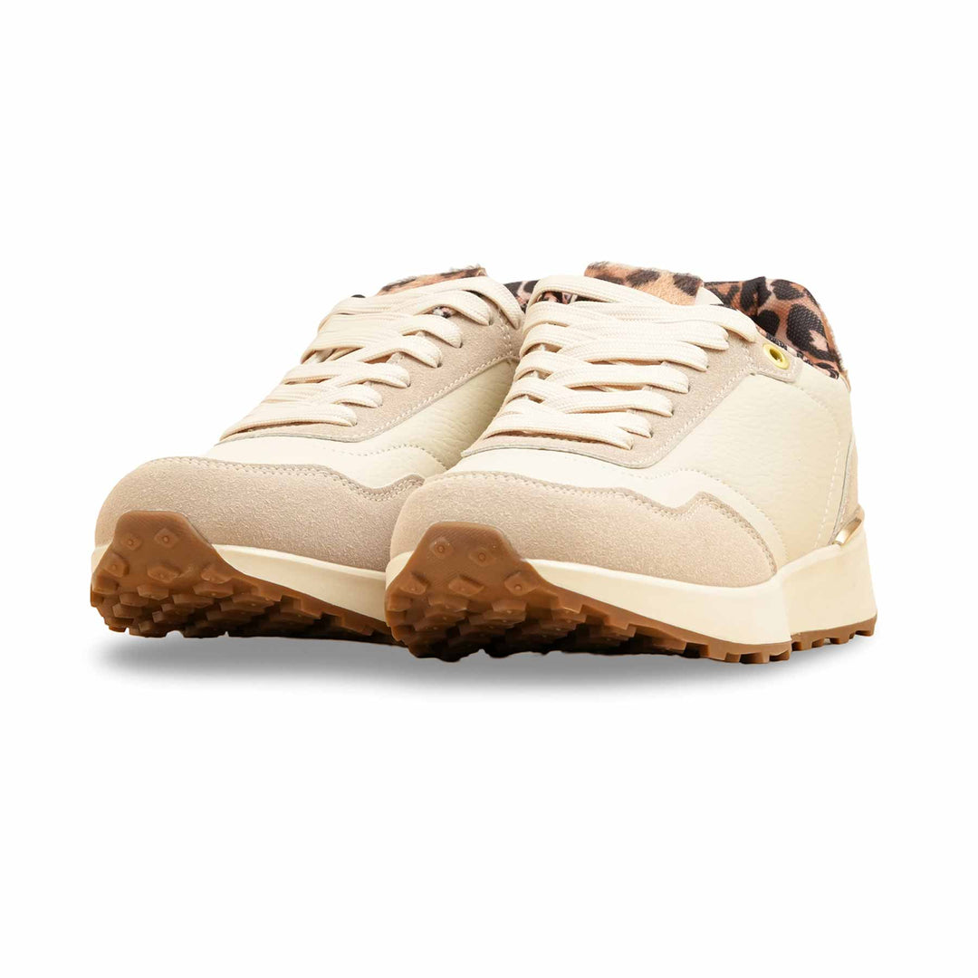 Beige Casual Sneaker For Women AT7450