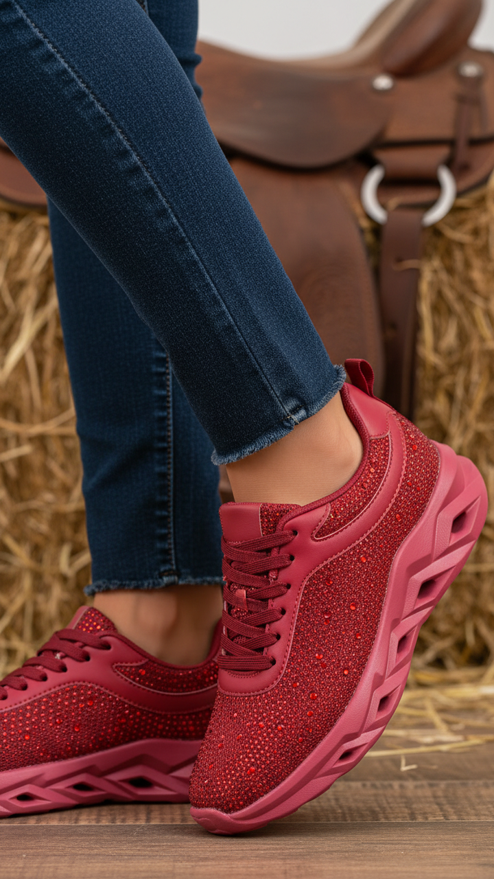 Maroon Casual Women Sneaker AT7451