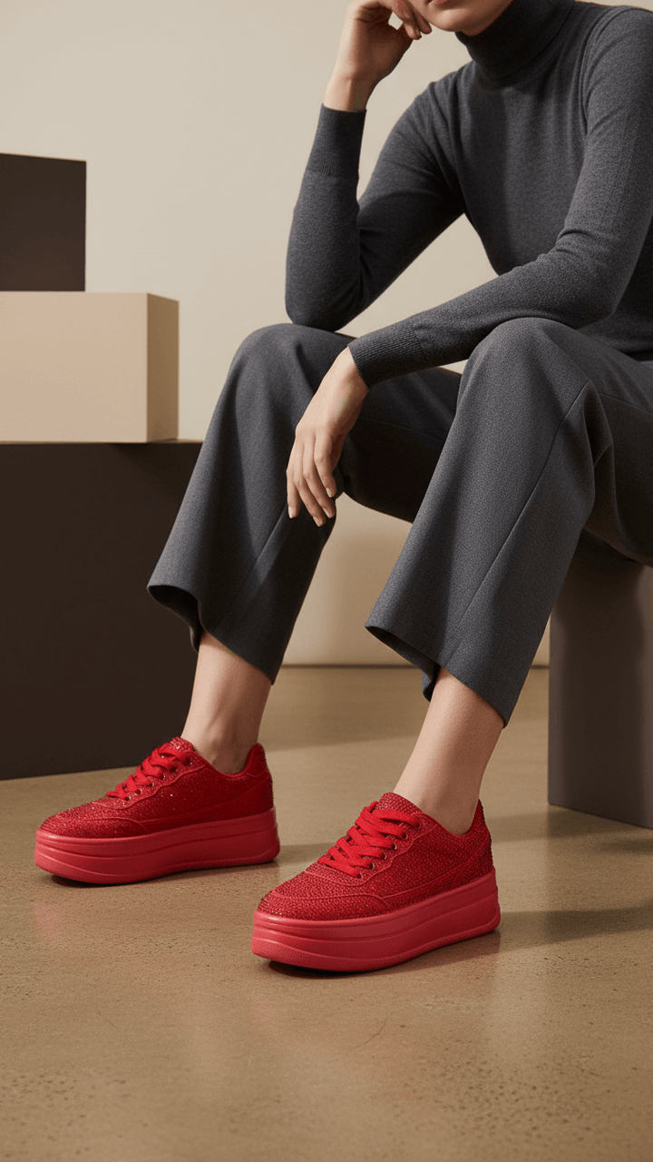 Red Casual Women Sneaker AT7452