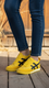 Yellow Casual Sneaker For Women AT7454