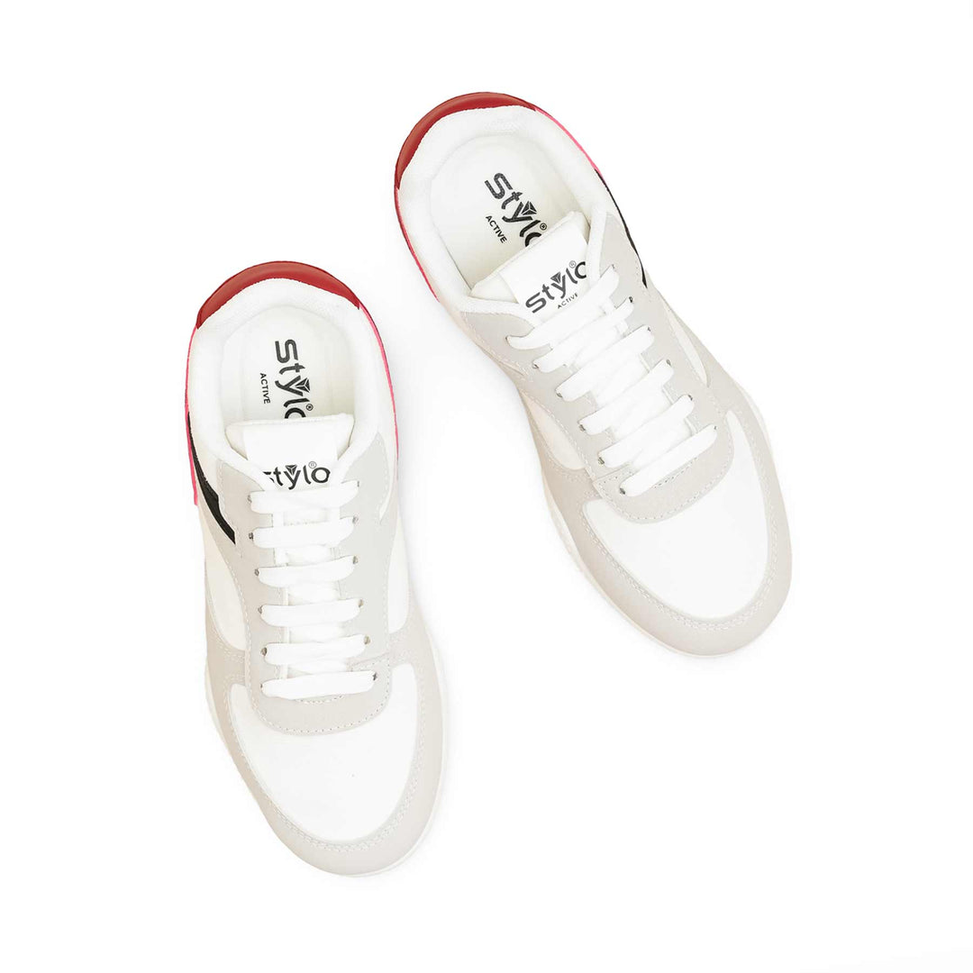 White Casual Sneaker For Women AT7455