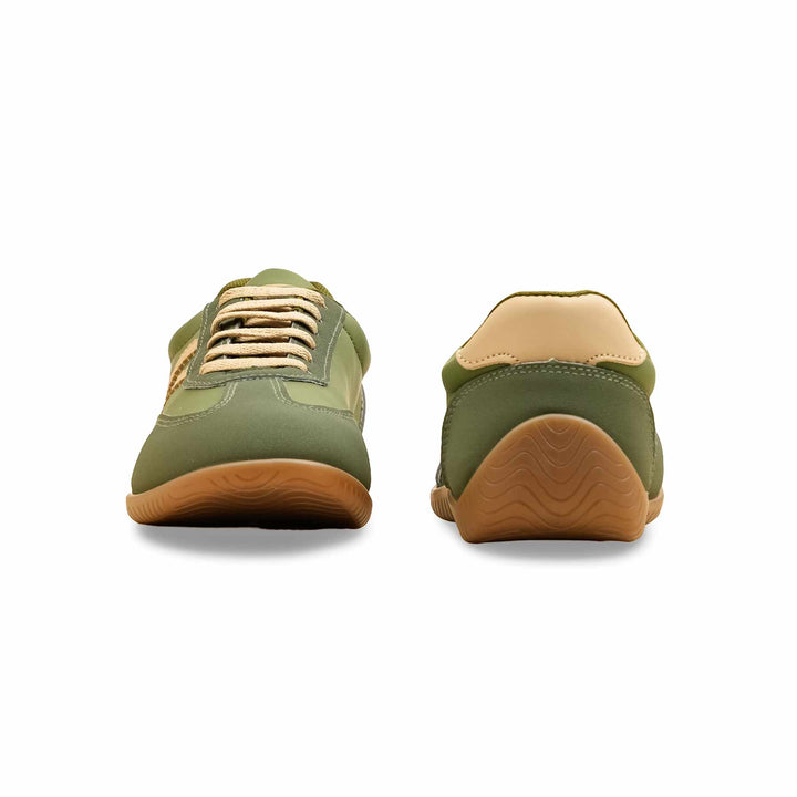 Olive Casual Sneaker For Women AT7456