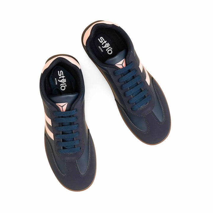Navy Casual Sneaker For Women AT7456