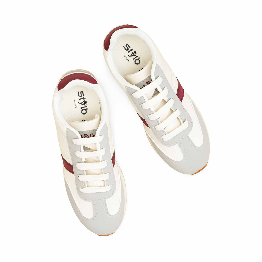 White Casual Sneaker For Women AT7457
