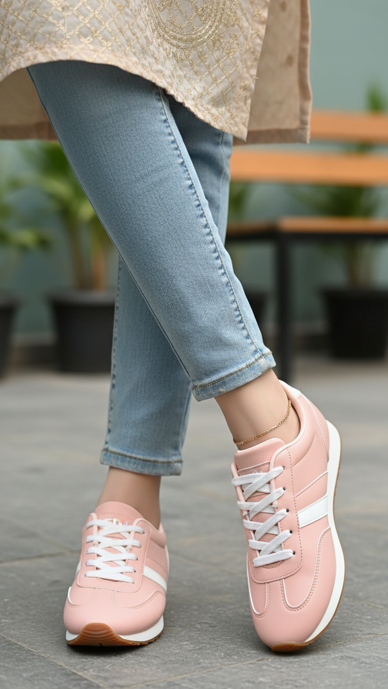 Pink Casual Sneaker For Women AT7457