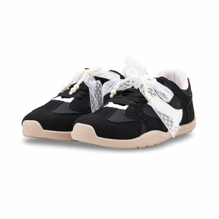 Black Casual Sneaker For Ladies AT7458