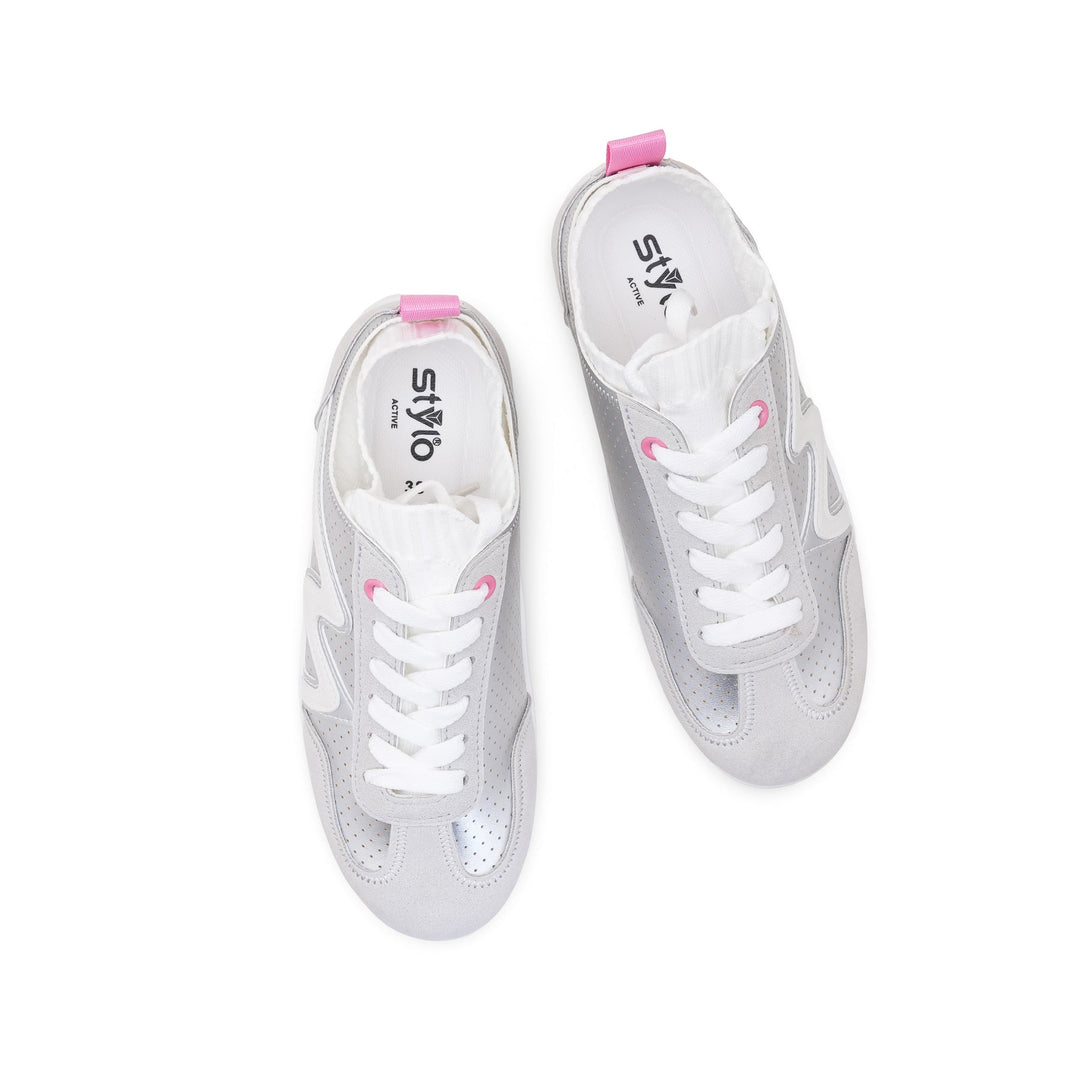 Grey Casual Sneaker For Ladies AT7459