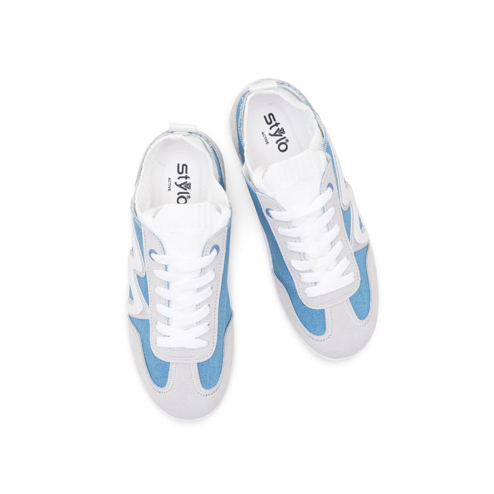 Sky Blue Casual Sneaker For Ladies AT7459