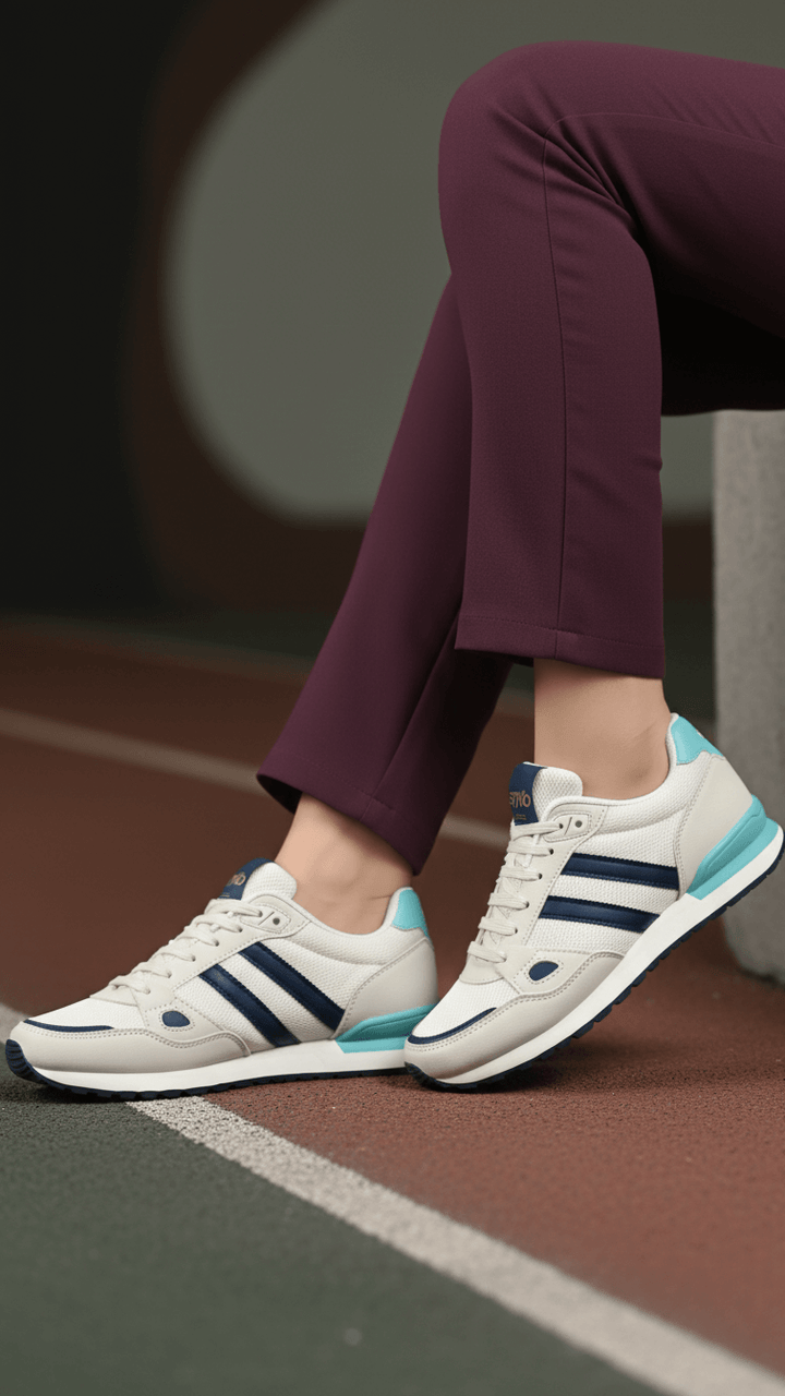 Grey Casual Sneaker For Women AT7460