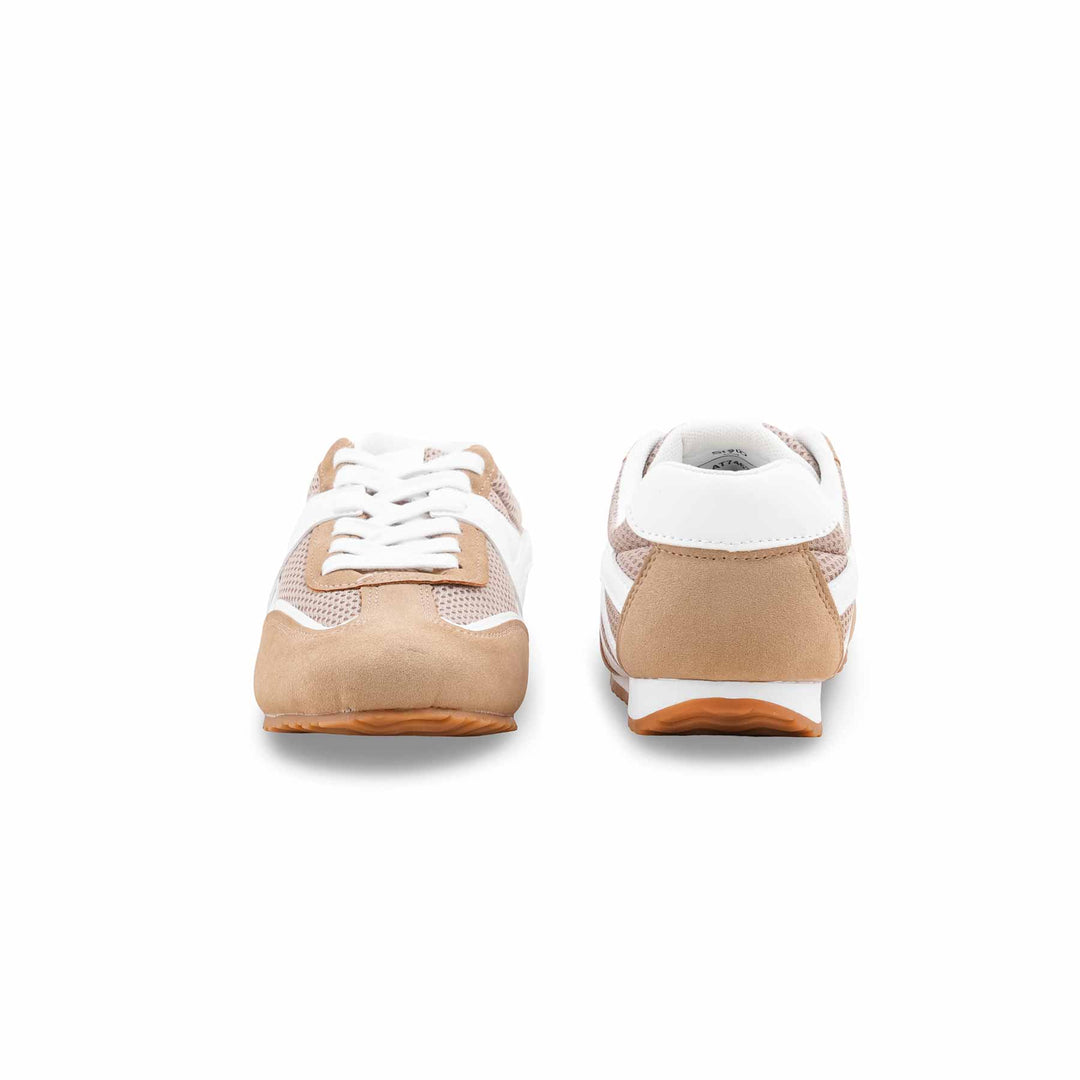 Beige Athleisure Sneaker For Ladies AT7463
