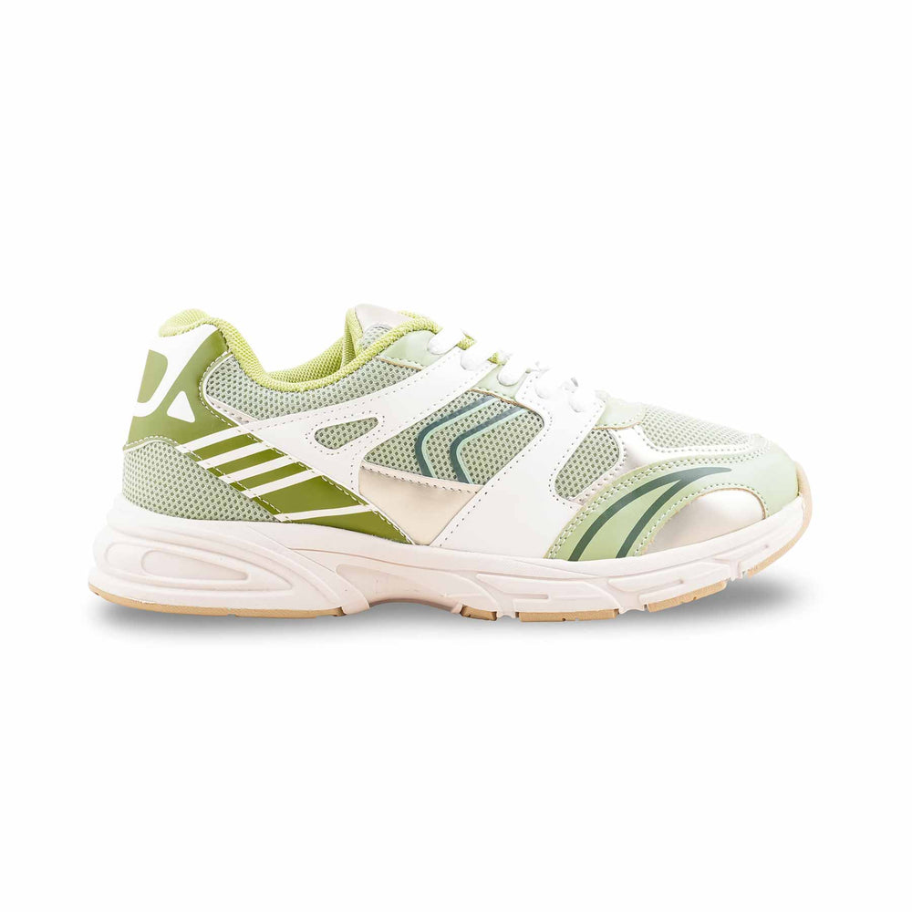 Green Athleisure Sneaker For Ladies AT7465
