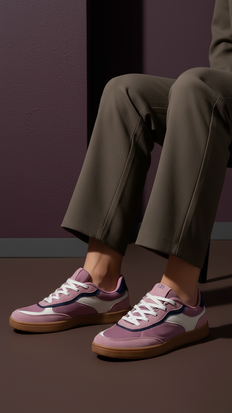 Pink Casual Sneaker For Ladies AT7466