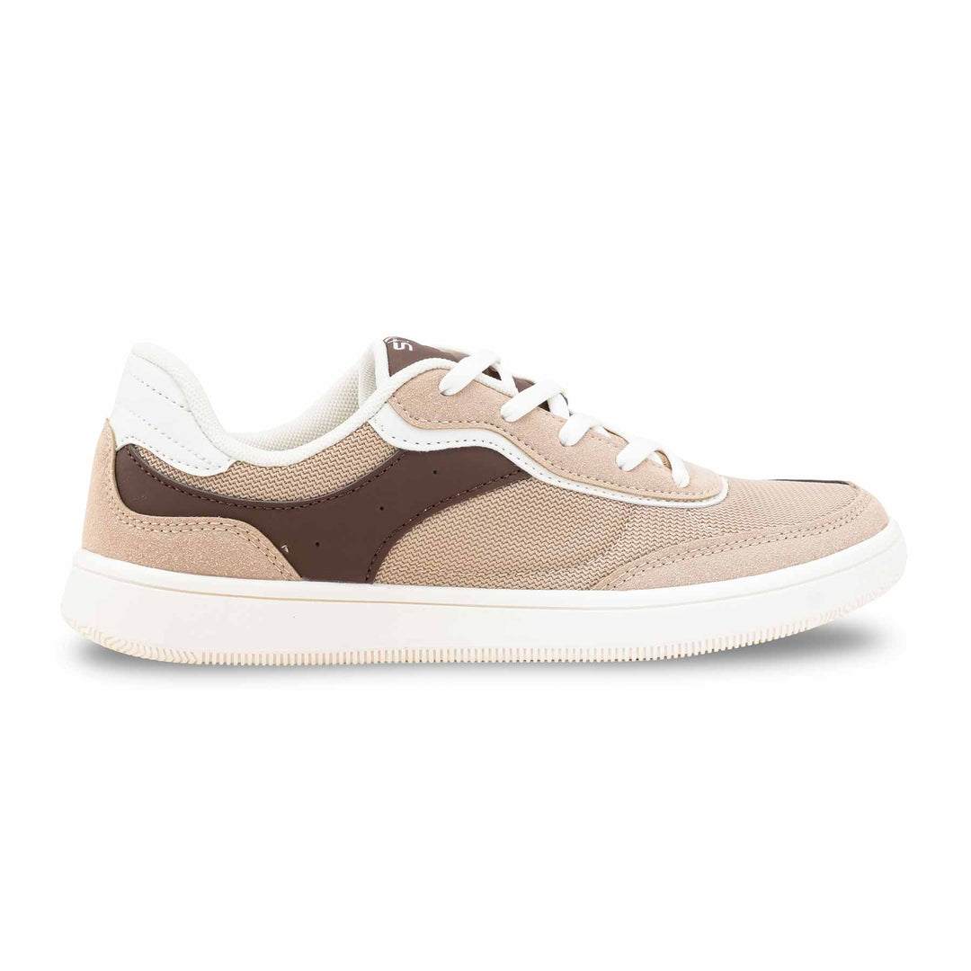 Beige Casual Sneaker For Ladies AT7466
