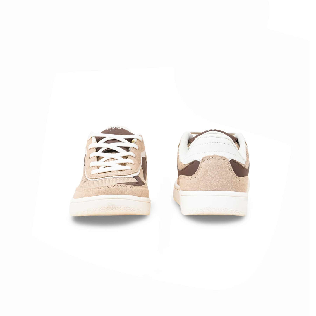 Beige Casual Sneaker For Ladies AT7466