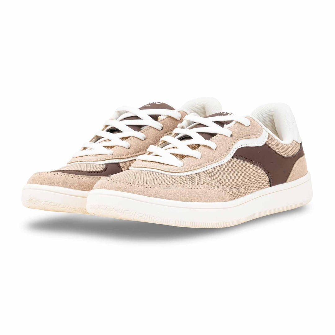 Beige Casual Sneaker For Ladies AT7466