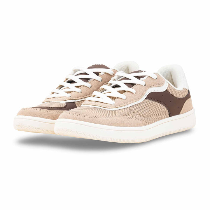 Beige Casual Sneaker For Ladies AT7466