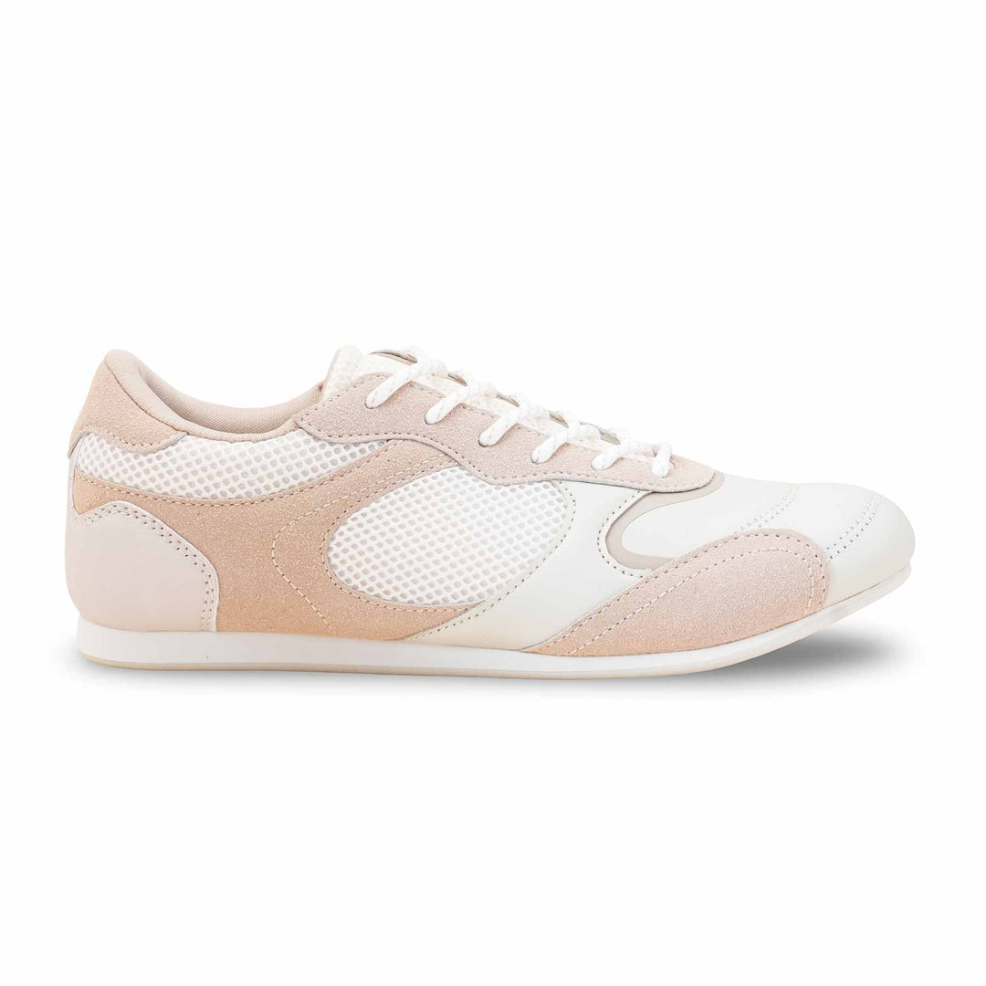 Beige Casual Sneaker For Ladies AT7467
