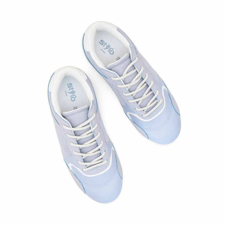 Sky Blue Casual Sneaker For Ladies AT7467
