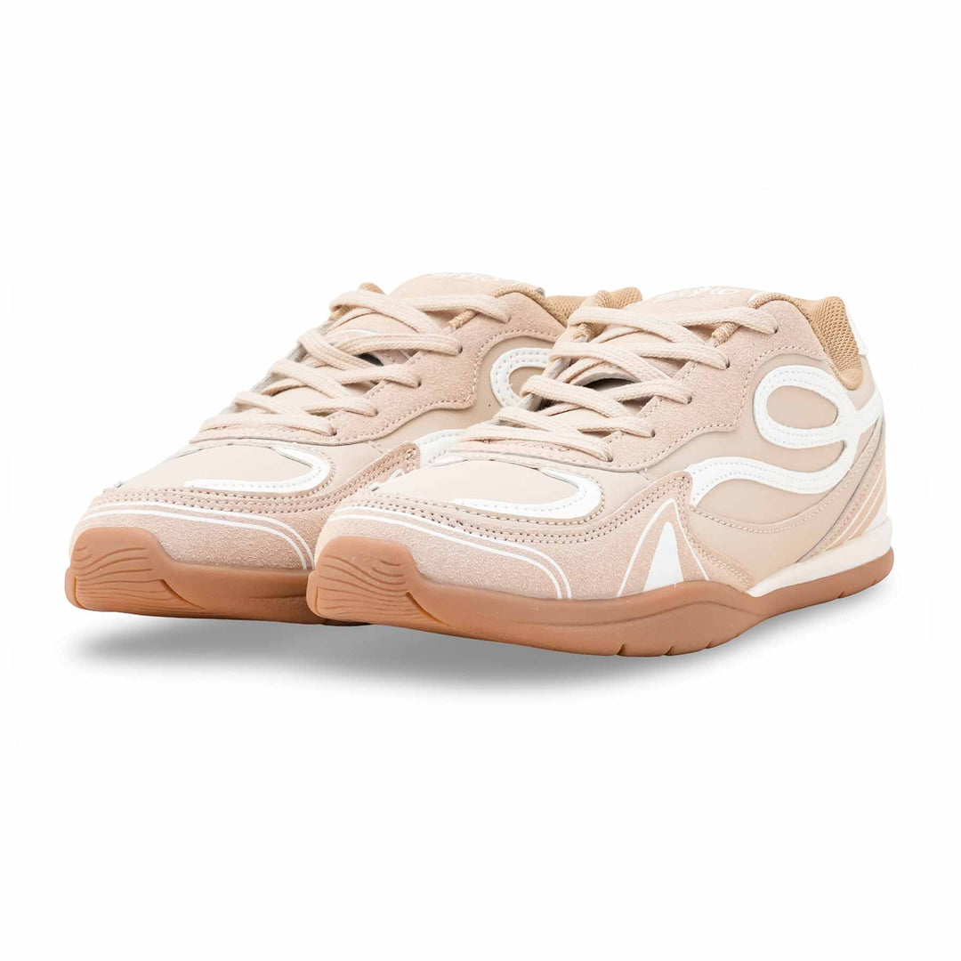 Beige Casual Sneaker For Ladies AT7468