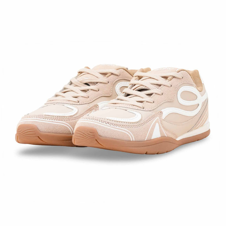 Beige Casual Sneaker For Ladies AT7468