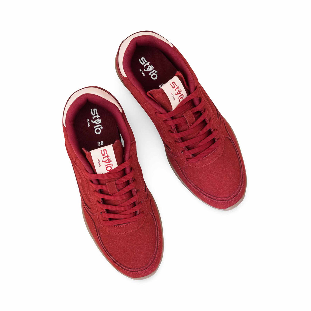 Maroon Casual Sneaker For Ladies AT7469