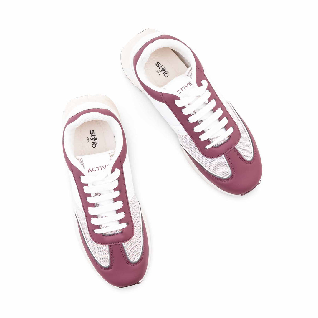 Maroon Casual Sneaker For Women AT7471