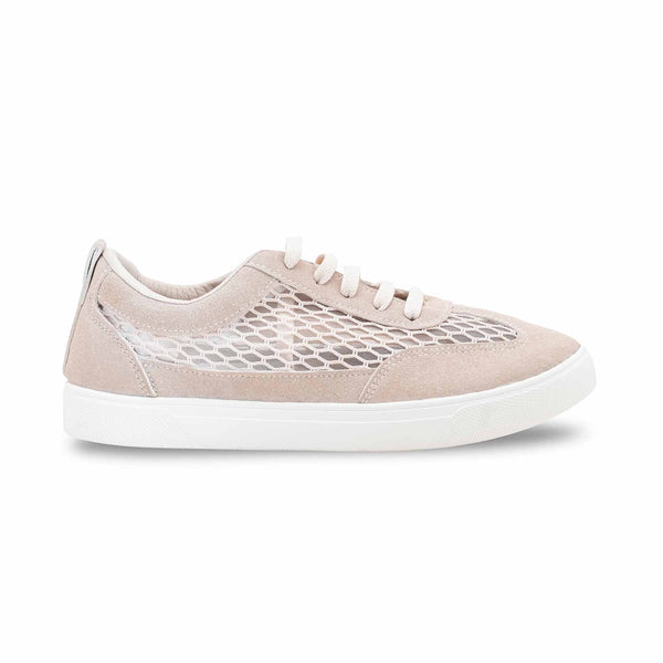 Beige Casual Women Sneaker