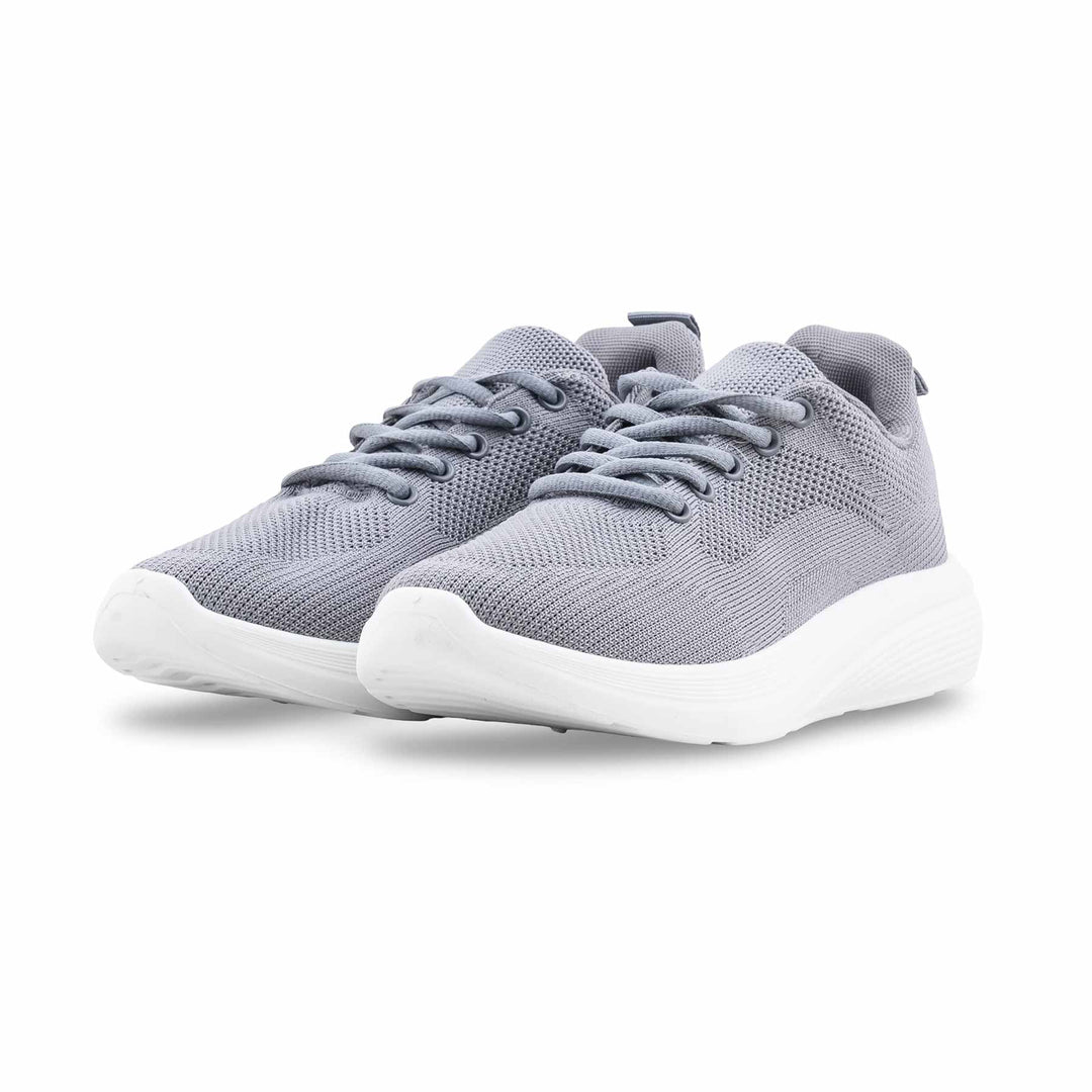 Grey Athleisure Sneaker For Ladies AT7481