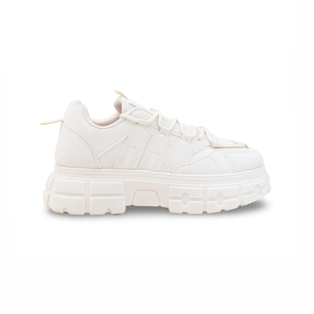 Beige Casual Sneaker For Ladies AT7484