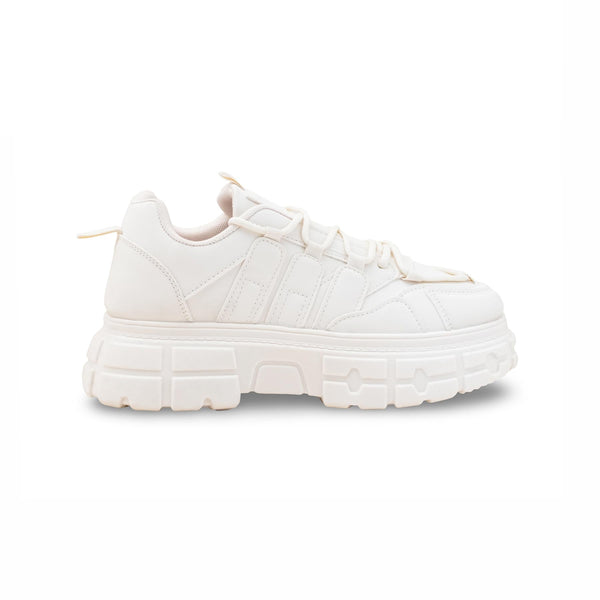 Beige Casual Sneaker For Ladies AT7484