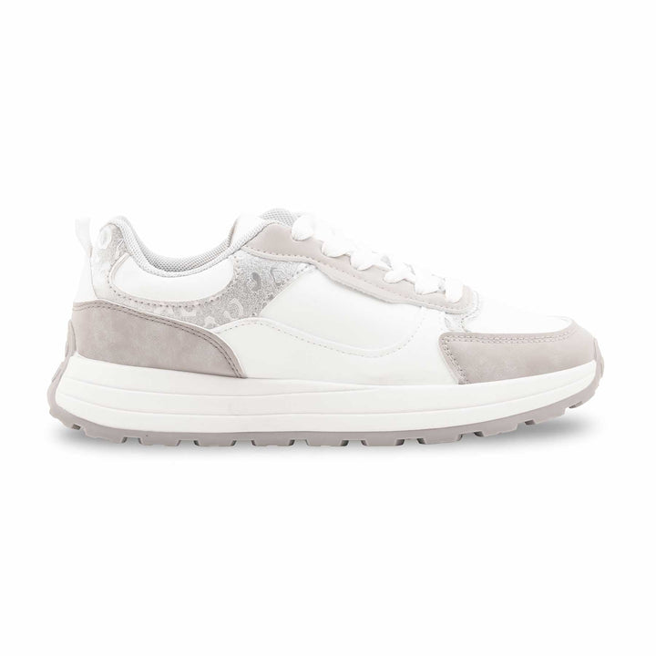 Silver Casual Sneaker For Women AT7486