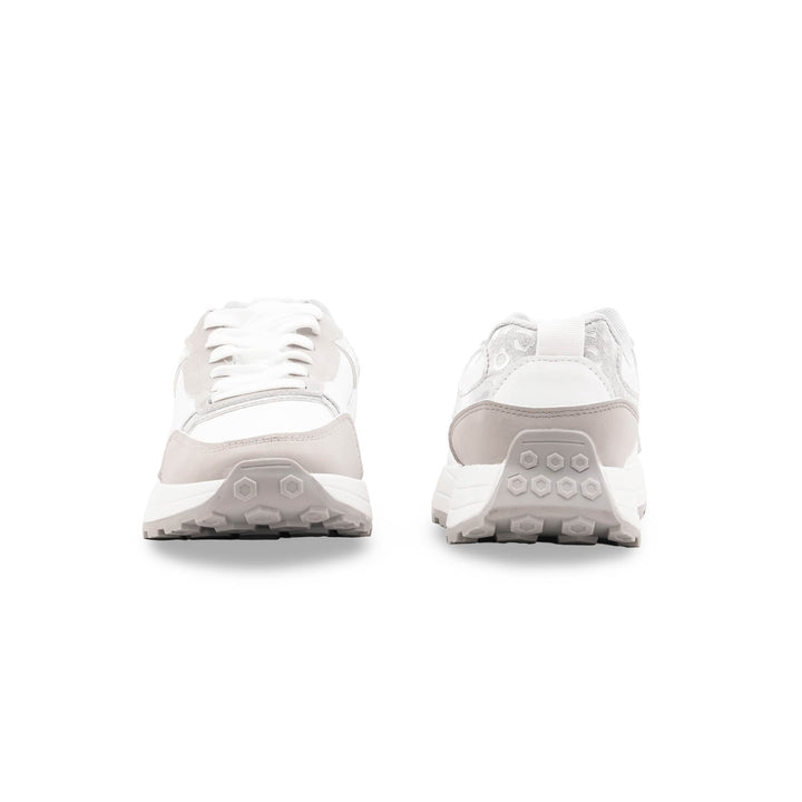 Silver Casual Sneaker For Women AT7486