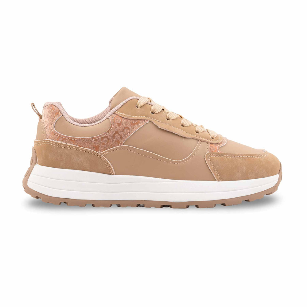 Beige Casual Sneaker For Women AT7486