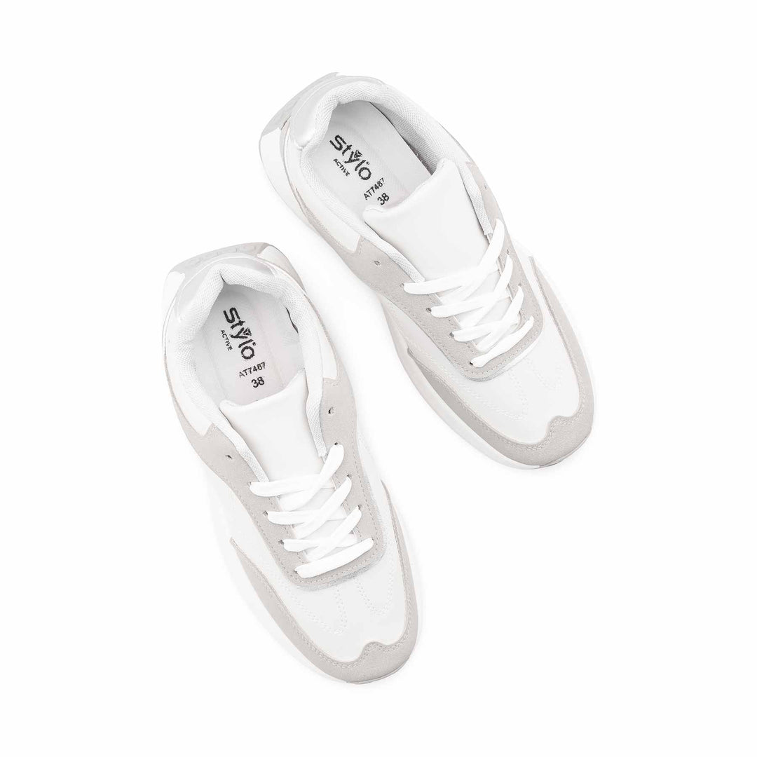 Grey Casual Sneaker For Ladies AT7487