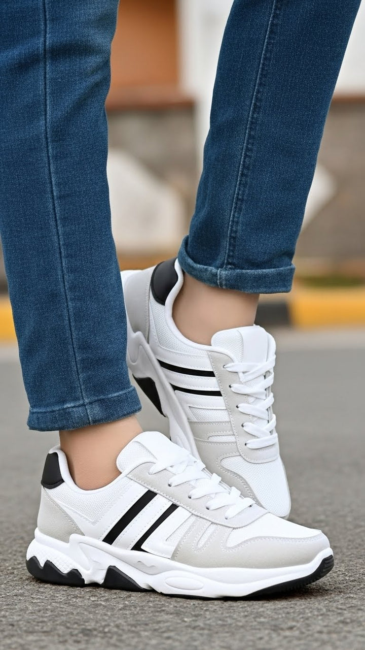 Grey Women Casual Sneaker AT7489