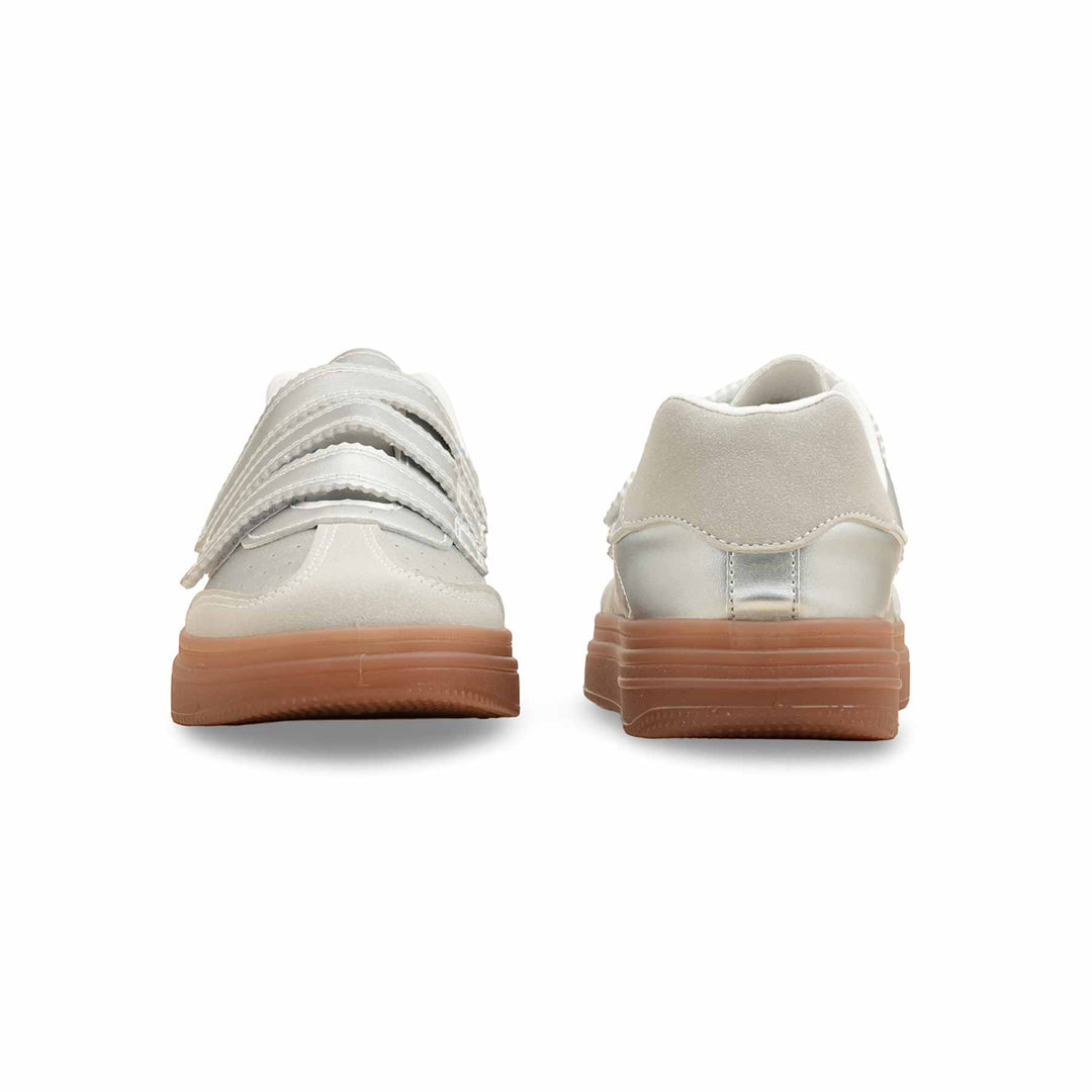 Silver Casual Women Sneaker AT7490