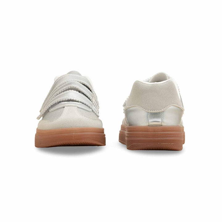 Silver Casual Women Sneaker AT7490
