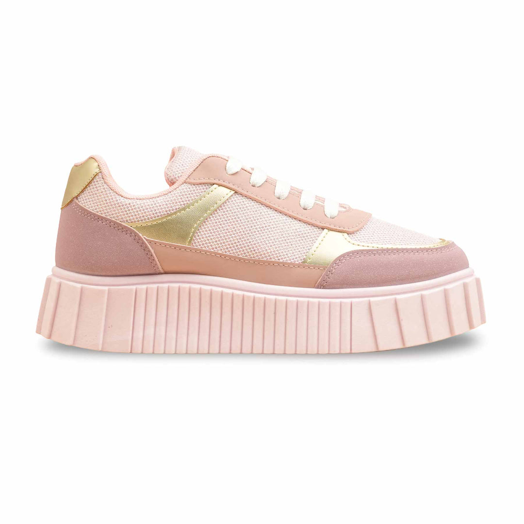 Peach Casual Sneaker For Ladies AT7491